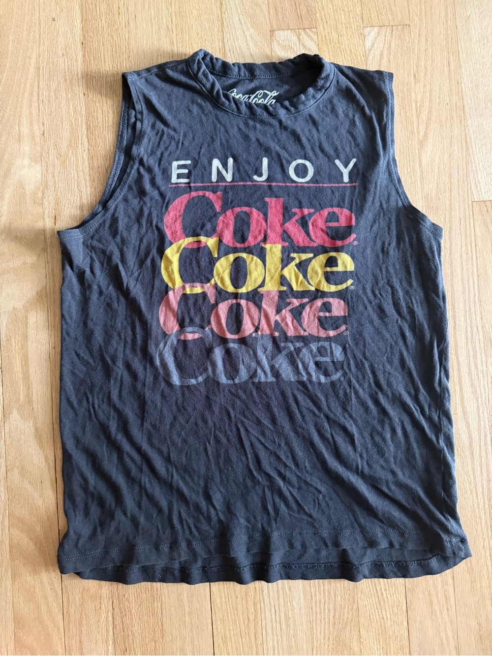 Graphic Muscle Tee - Enjoy Coke